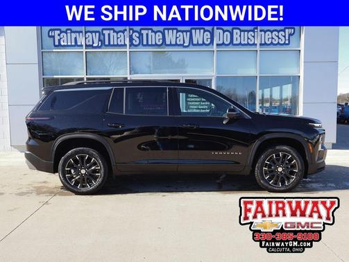 Mosaic Black Metallic 2026 Chevrolet Traverse LT