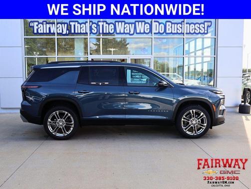 Lakeshore Blue Metallic 2026 Chevrolet Traverse LT