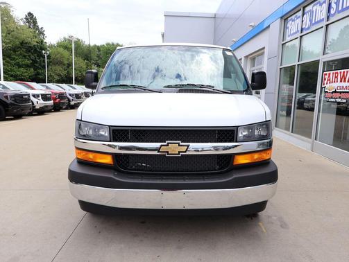 Summit White 2026 Chevrolet Express 2500 3500 Extended Wheelbase, WT, RWD