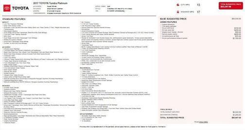 2017 Toyota Tundra 1794 Edition