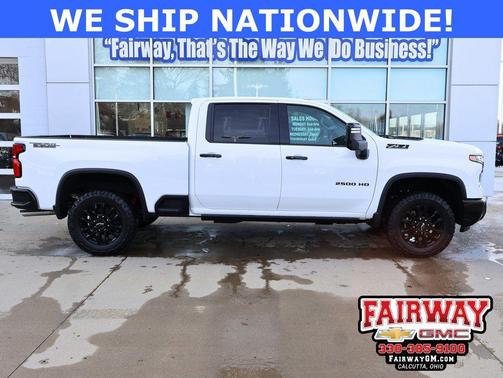Summit White 2026 Chevrolet Silverado 2500 LTZ