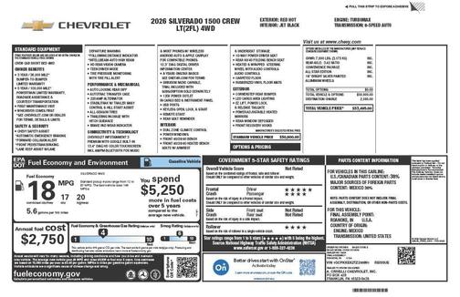2026 Chevrolet Silverado 1500 LT