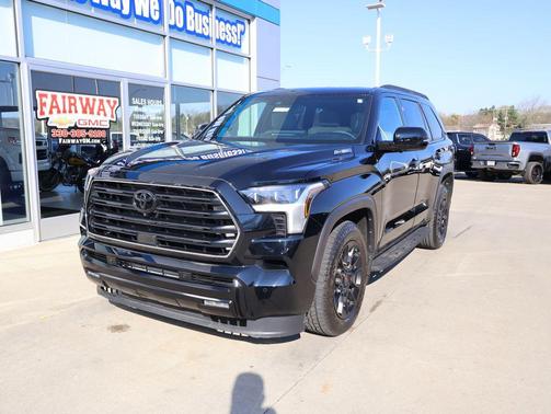 Midnight Black Metallic 2026 Toyota Sequoia Limited