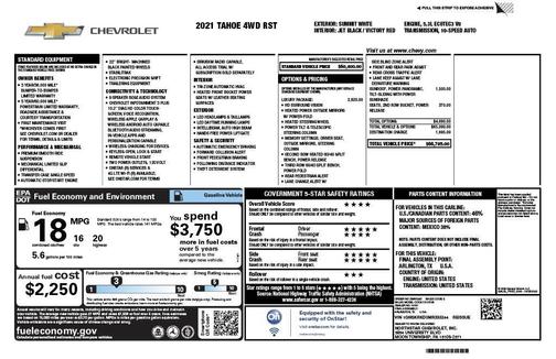 2021 Chevrolet Tahoe 4WD RST