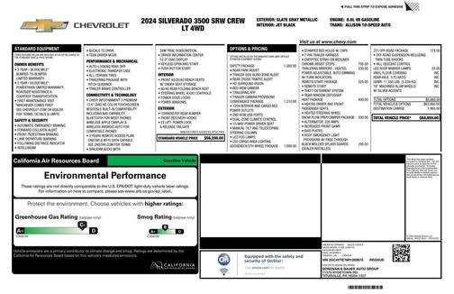 Slate Gray Metallic 2024 Chevrolet Silverado 3500 LT