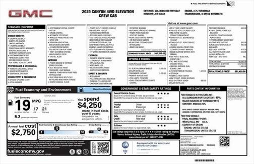 2025 GMC Canyon Elevation