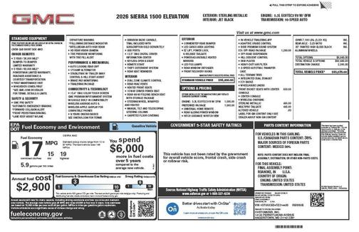 2026 GMC Sierra 1500 Elevation