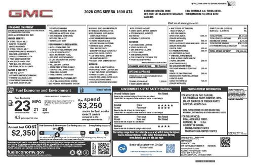 2026 GMC Sierra 1500 AT4