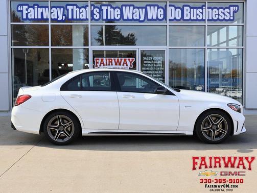 Polar White 2021 Mercedes-Benz AMG C 43 4MATIC