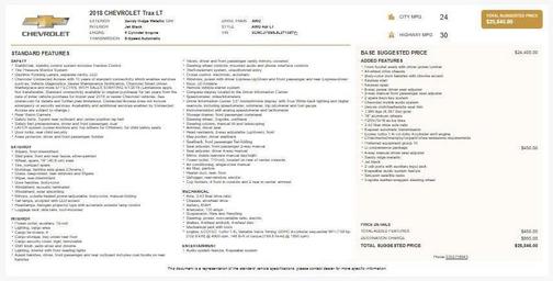 2018 Chevrolet Trax LT