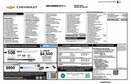 2026 Chevrolet Equinox EV LT