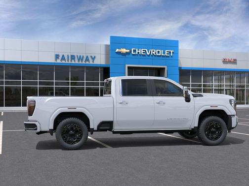 Glacier White Tricoat 2026 GMC Sierra 3500 Denali