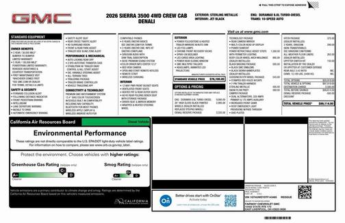 2026 GMC Sierra 3500 Denali
