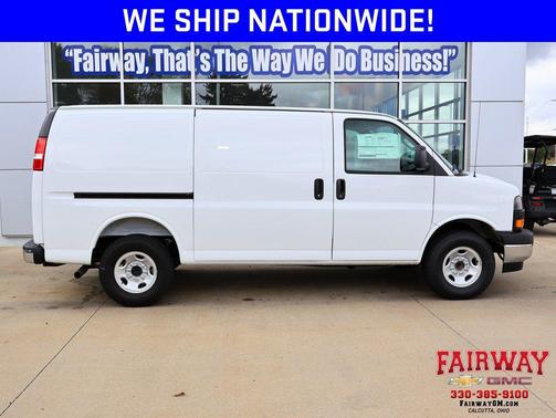 Summit White 2025 GMC Savana 2500 Work Van