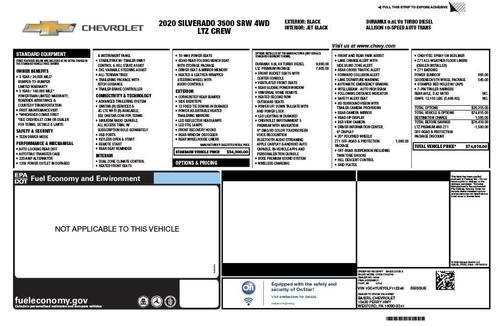 2020 Chevrolet Silverado 3500 LTZ