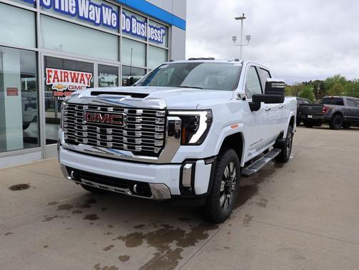 Glacier White Tricoat 2026 GMC Sierra 2500 Denali