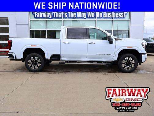 Glacier White Tricoat 2026 GMC Sierra 2500 Denali