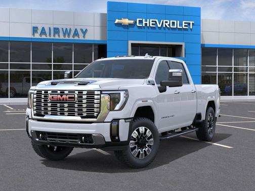 Glacier White Tricoat 2026 GMC Sierra 2500 Denali