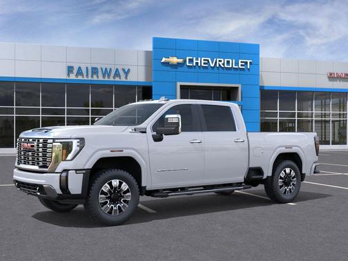 Glacier White Tricoat 2026 GMC Sierra 2500 Denali