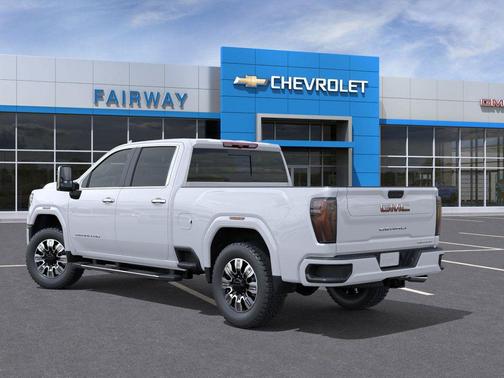 Glacier White Tricoat 2026 GMC Sierra 2500 Denali