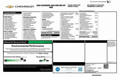 2026 Chevrolet Silverado 3500 WT
