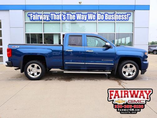 Deep Ocean Blue Metallic 2017 Chevrolet Silverado 1500 LTZ