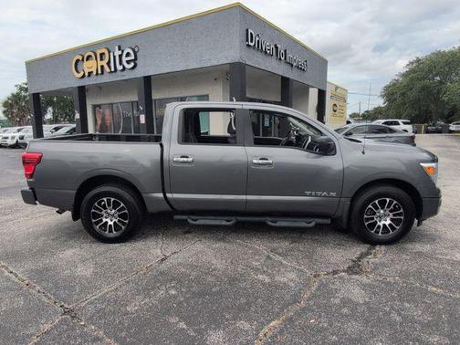 Gun Metallic 2021 Nissan Titan SV