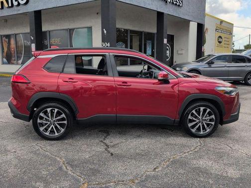 Barcelona Red Metallic 2023 Toyota Corolla Cross XLE