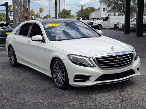 White 2015 Mercedes-Benz S-Class S 550