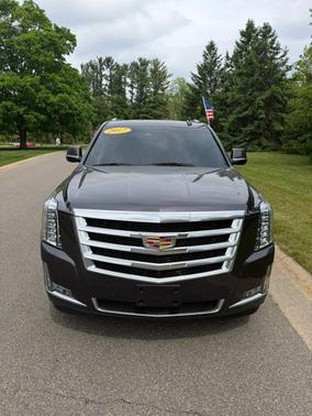 Gray 2017 Cadillac Escalade ESV Sport