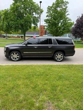 Gray 2017 Cadillac Escalade ESV Sport