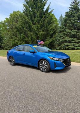 Blue 2025 Nissan Sentra SV