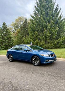 Blue 2013 Honda Civic LX
