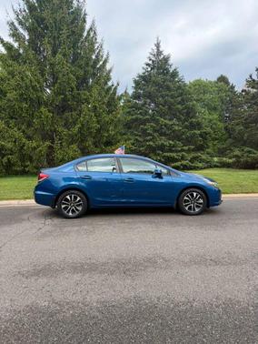 Blue 2013 Honda Civic LX