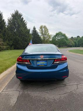 Blue 2013 Honda Civic LX