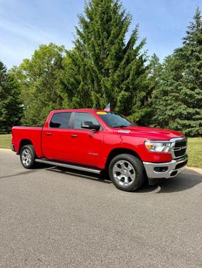 Red 2019 RAM 1500 Big Horn