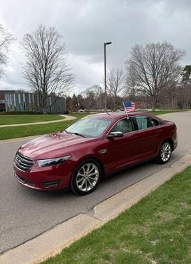 Red 2018 Ford Taurus Limited