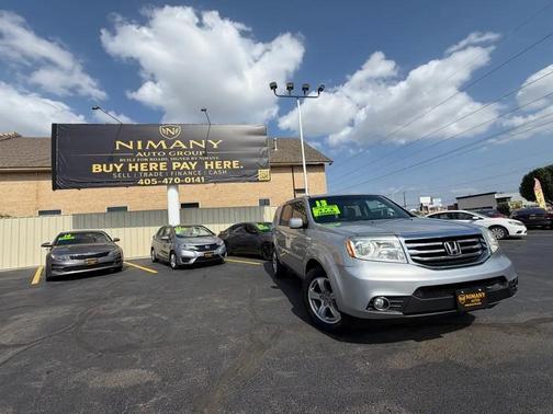 Alabaster Silver Metallic 2013 Honda Pilot EX-L