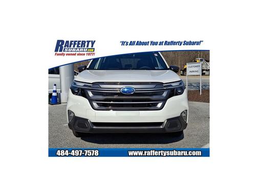 Crystal White Pearl 2025 Subaru Forester Hybrid Limited