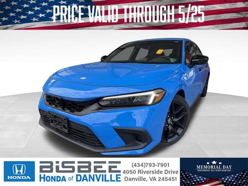 Boost Blue Pearl 2022 Honda Civic