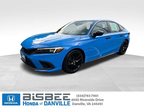 Boost Blue Pearl 2022 Honda Civic