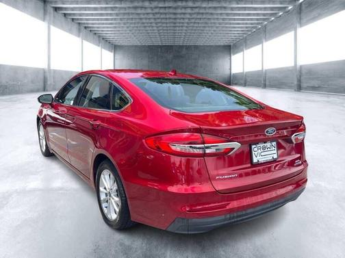 Red 2019 Ford Fusion Hybrid SEL