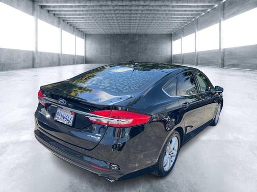 Shadow Black 2018 Ford Fusion Hybrid SE
