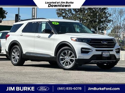 STAR WHITE MET TRI-COAT 2022 Ford Explorer XLT