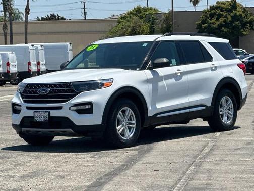 OXFORD WHITE 2023 Ford Explorer XLT