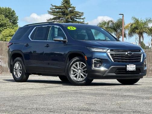 Blue 2023 Chevrolet Traverse LT CLOTH