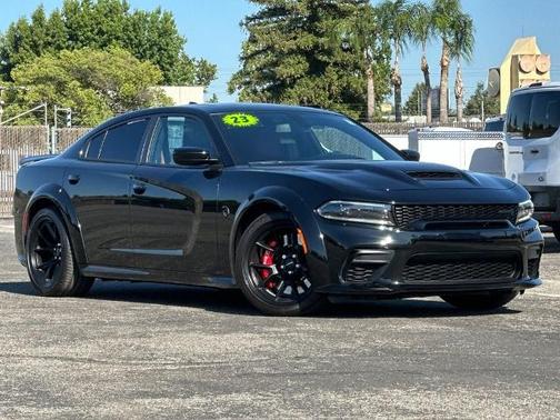 Pitch Black 2023 Dodge Charger SRT HELLCAT WIDEBODY