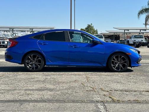 Aegean Blue 2019 Honda Civic SPORT