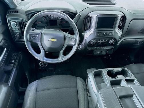 Glacier Blue Metallic 2022 Chevrolet Silverado 1500 Custom
