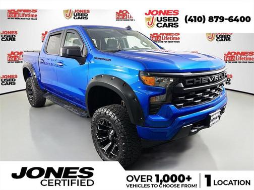 Glacier Blue Metallic 2022 Chevrolet Silverado 1500 Custom